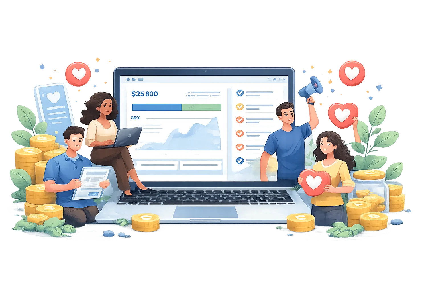 Spendenverwaltung Software raisenext